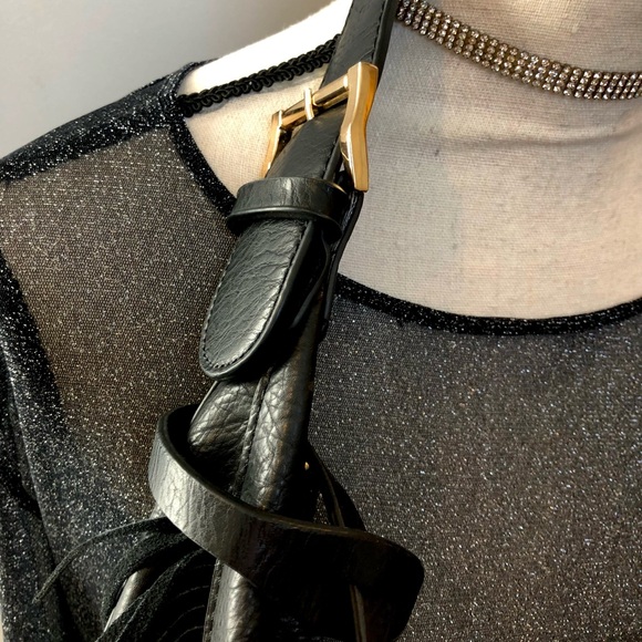 Giovani & Rocci Black Fringed Shoulder Bag - Picture 5 of 12